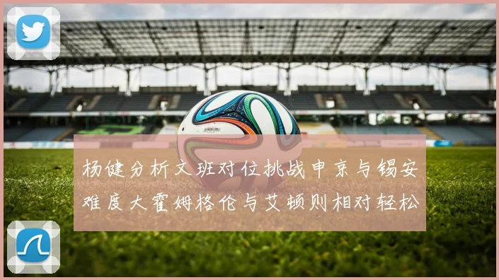 杨健分析文班对位挑战申京与锡安难度大霍姆格伦与艾顿则相对轻松